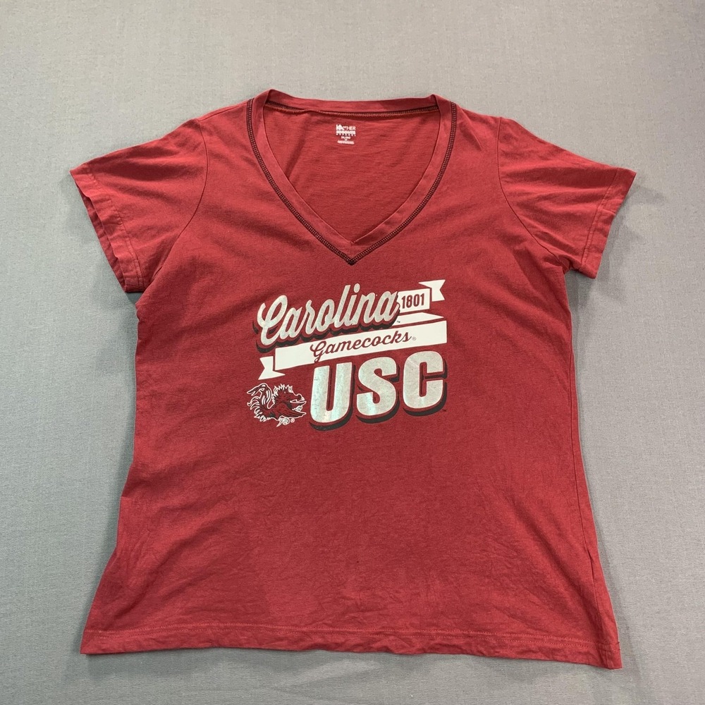 South Carolina Gamecocks Shirt Womens 2XL Red NCAA Football Knights Apparel - Picture 2 of 13